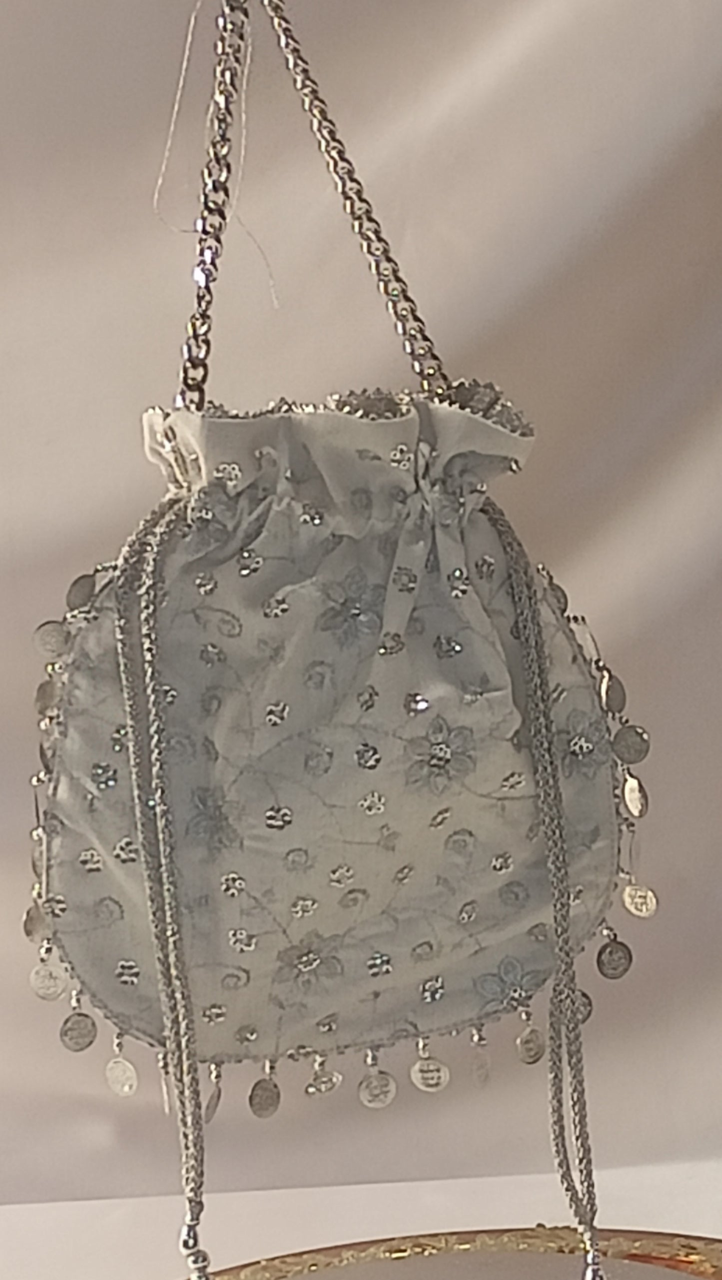 KALKI WHITE POTLI BAG