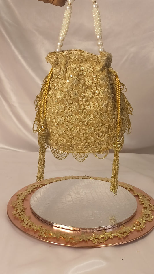 SADABAHAR GOLDEN POTLI BAG