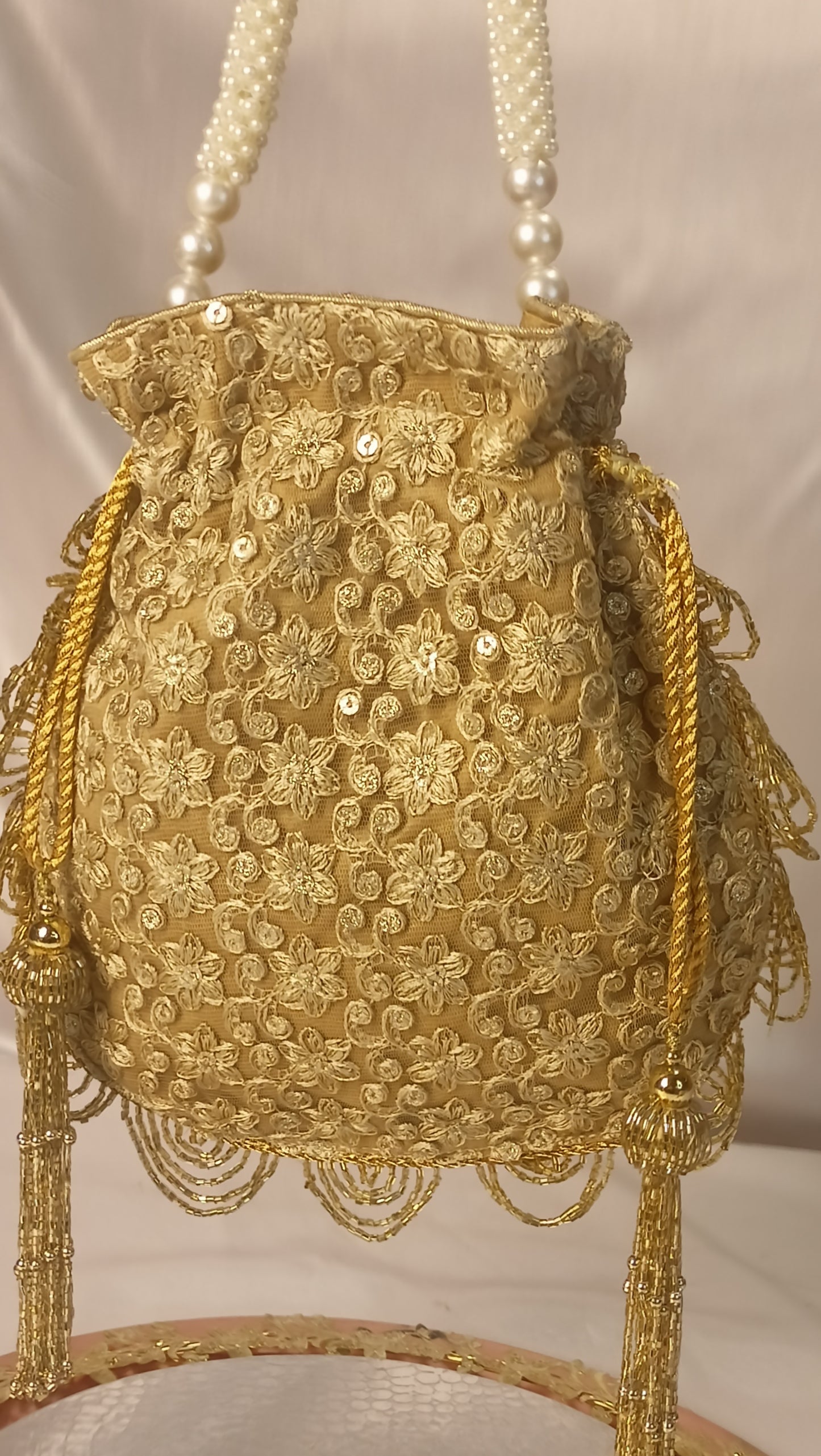 SADABAHAR GOLDEN POTLI BAG